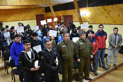 Este logro se suma a los 110 jóvenes capacitados este año en Coyhaique.
