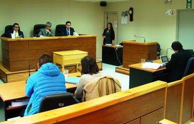 La lectura de sentencia se dará a conocer el próximo lunes a las 16.30 horas.