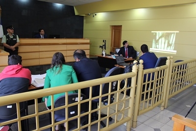 En la audiencia la Fiscalía presentó tres videos que evidenciaron lo ocurrido y la actuación del imputado.