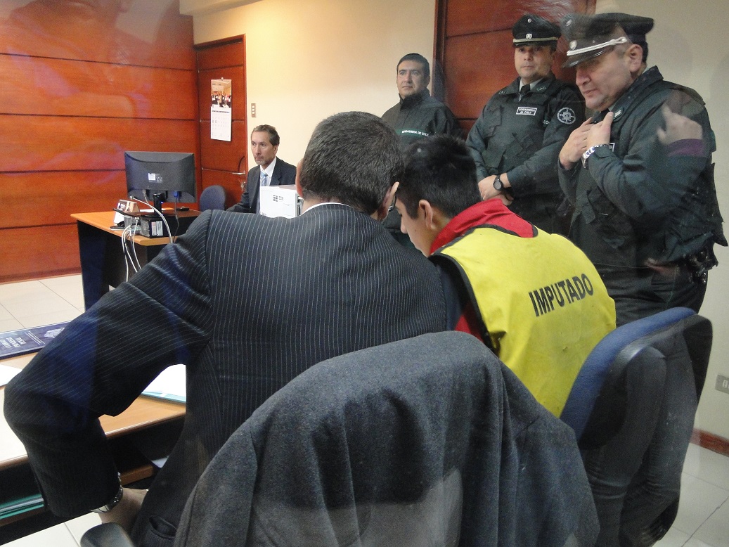 En la foto, la audiencia de formalización de esta causa.