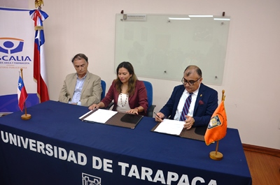 La Fiscalía y la Universidad de Tarapacá firmaron este importante convenio de colaboración.