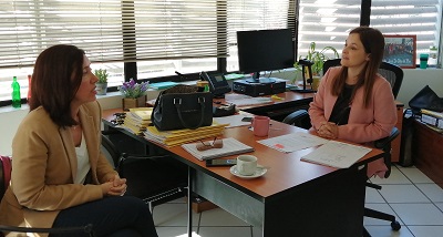 Fiscal Regional Claudia Perivancich junto a Fiscal Jefe de Villa Alemana María José Bowen