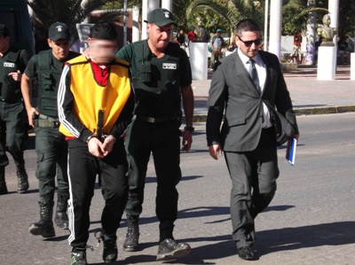 La diligencia fue dirigida en todo momento por el fiscal (s) Pablo Silva.