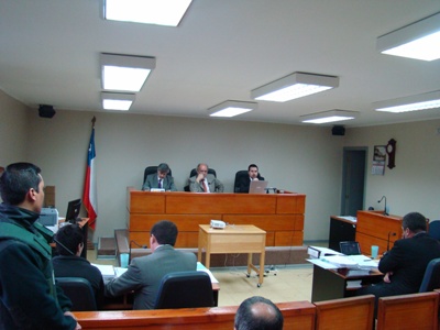 La presentación de pruebas se desarrolló ante los jueces del Tribunal de Juicio Oral en Lo Penal.