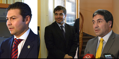 Los tres candidatos de la terna