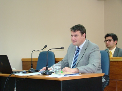 Al juicio oral compareció el fiscal Pedro Poblete.