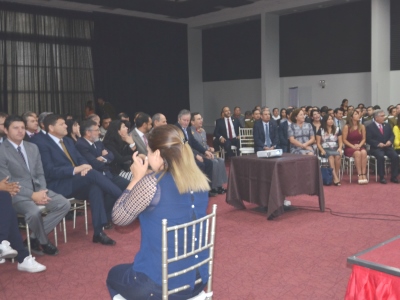 A la cuenta pública asistieron miembros de la Organización de Jóvenes y Adultos Sordos de Iquique que contaron con un intérprete.