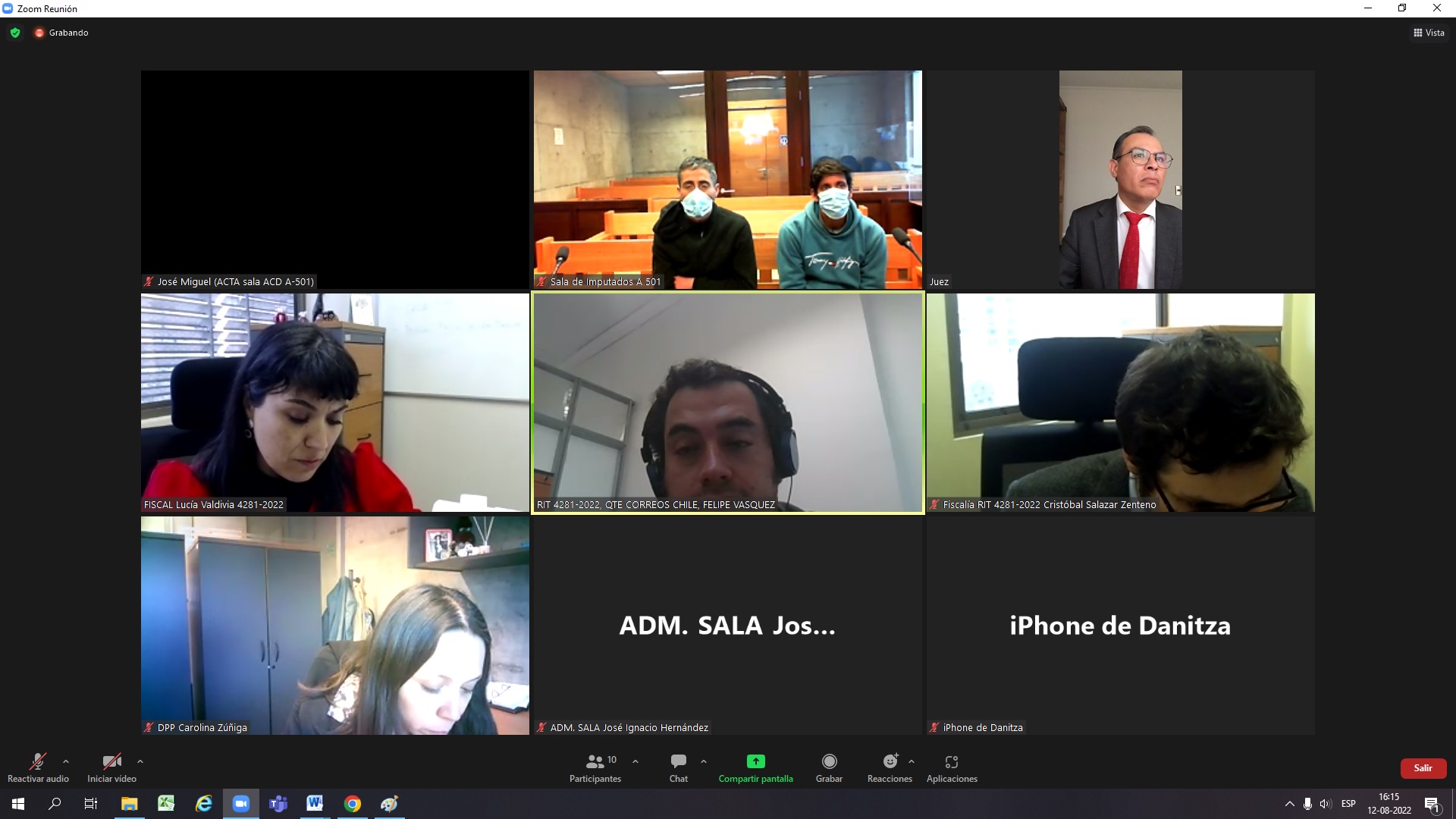 Audiencia de formalización