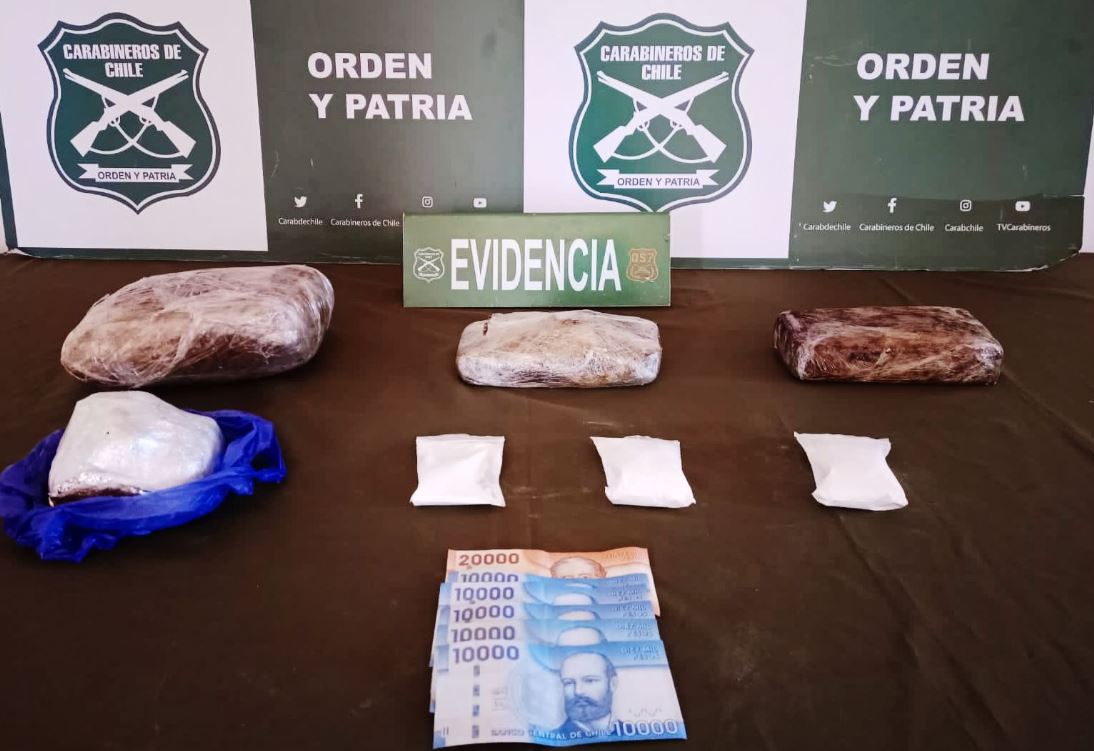 La droga fue adquirida en la ciudad de Calama.