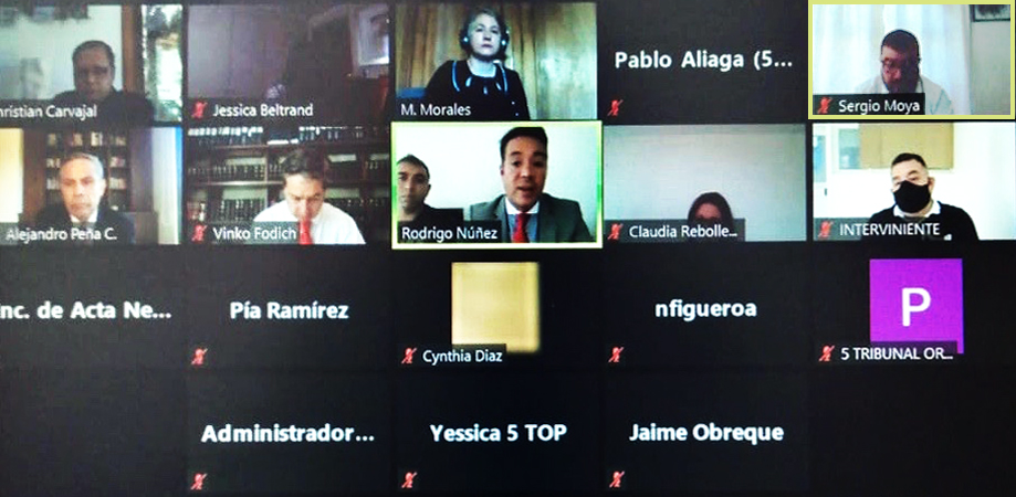 Lectura de sentencia vía telemática.