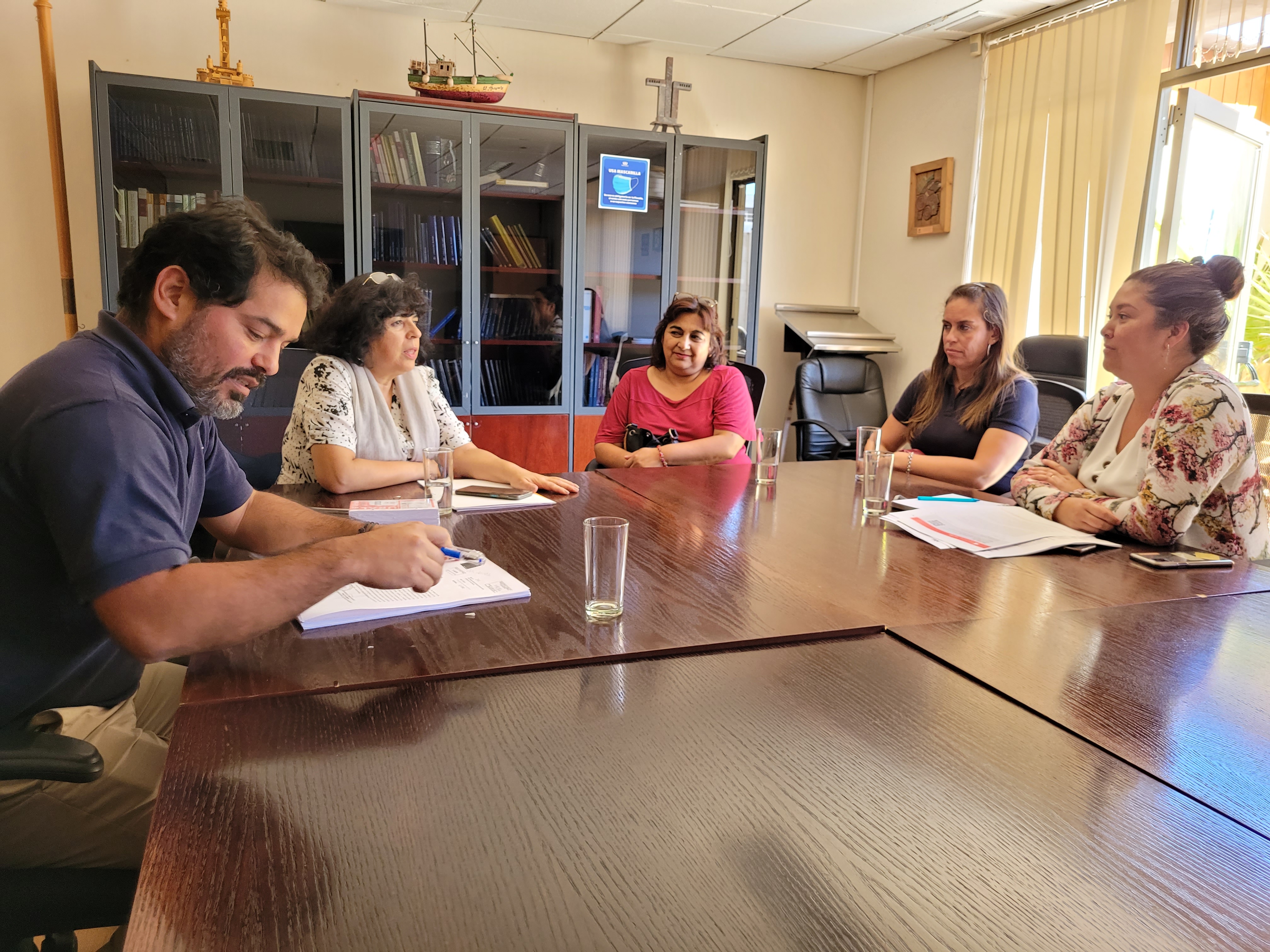 La reunión de trabajo se desarrolló en dependencias de la Fiscalía Regional de Atacama.