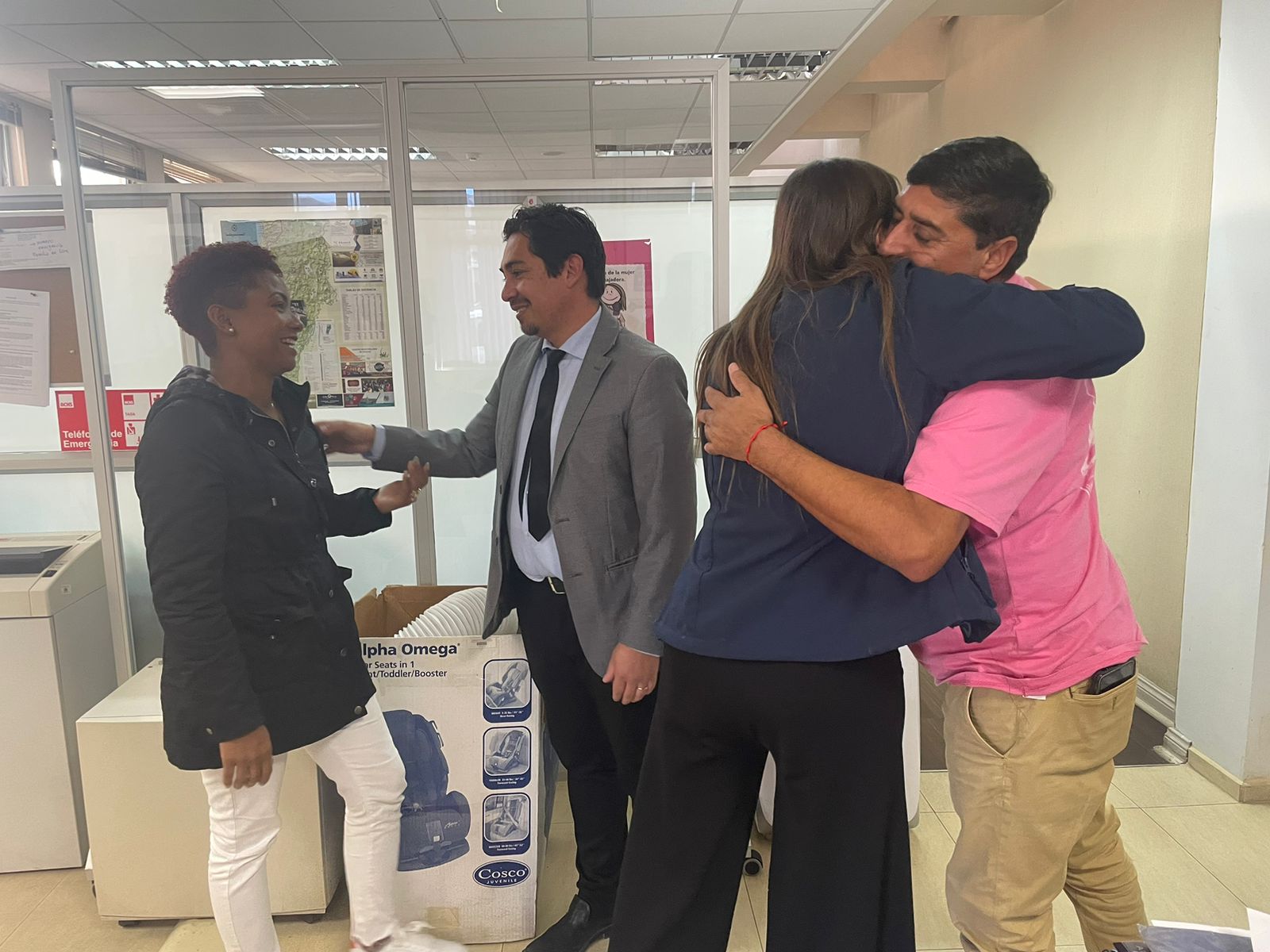 Familiares de la víctima agradecieron la labor desarrollada por la Fiscalía.