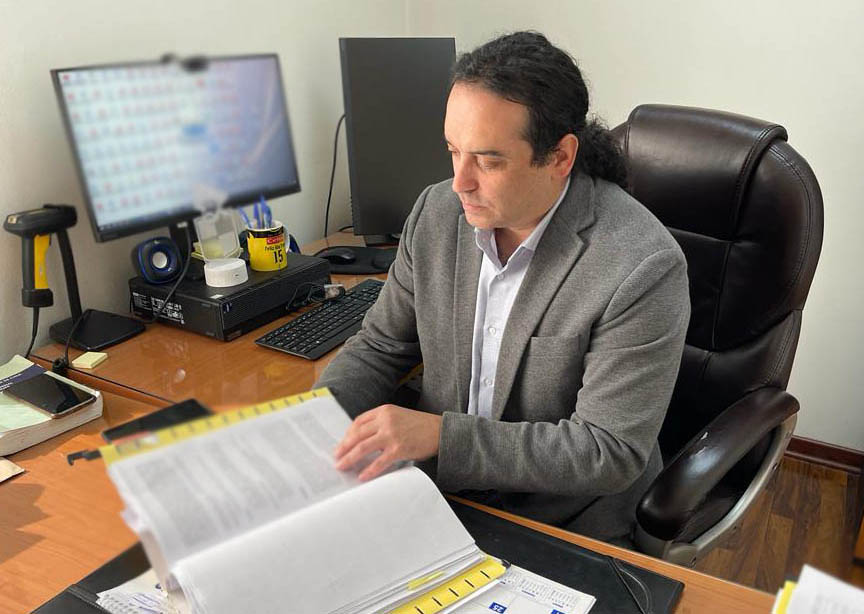 El fiscal Luis Zepeda asumió la audiencia de Juicio Oral de este caso.