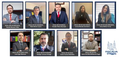 Nuevos Fiscales jefes en O'Higgins