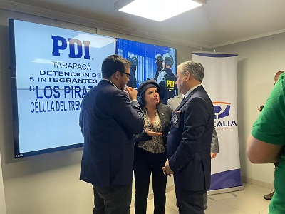 La fiscal regional agradeció el trabajo coordinado con la Brigada de Homicidios y la Brigada de Robos de la Policía de Investigaciones