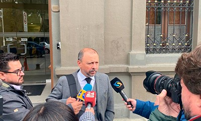Fiscal Regional de Aysén, Carlos Palma, dirigió los allanamientos efectuados.