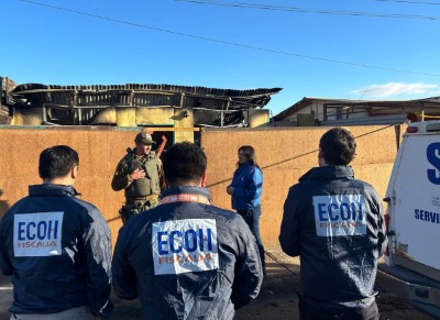 La fiscal (s) Constanza Ulloa se constituyó en el lugar junto al Equipo ECOH de la Fiscalía de Atacama.