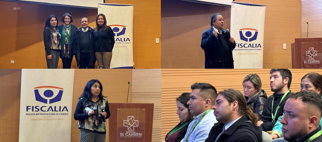 Autoridades y personal de la salud del Hospital El Carmen.