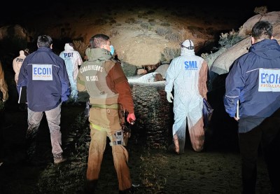 En el lugar del hallazgo se llevaron a cabo diversas diligencias investigativas.