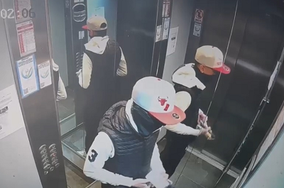 El sujeto fue detenido por carabineros en un domicilio cercano.