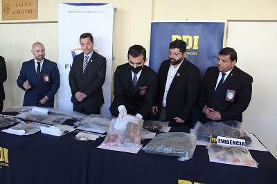 La PDI y la Fiscalía de Focos concretaron un importante operativo que permitió la detención de 6 sujetos.