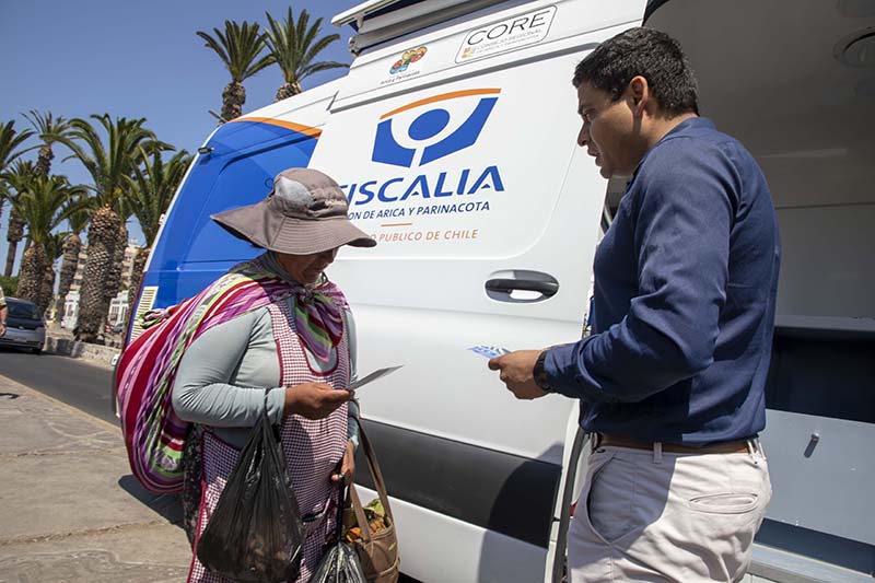 Fiscalía atiende a persona Aymara 