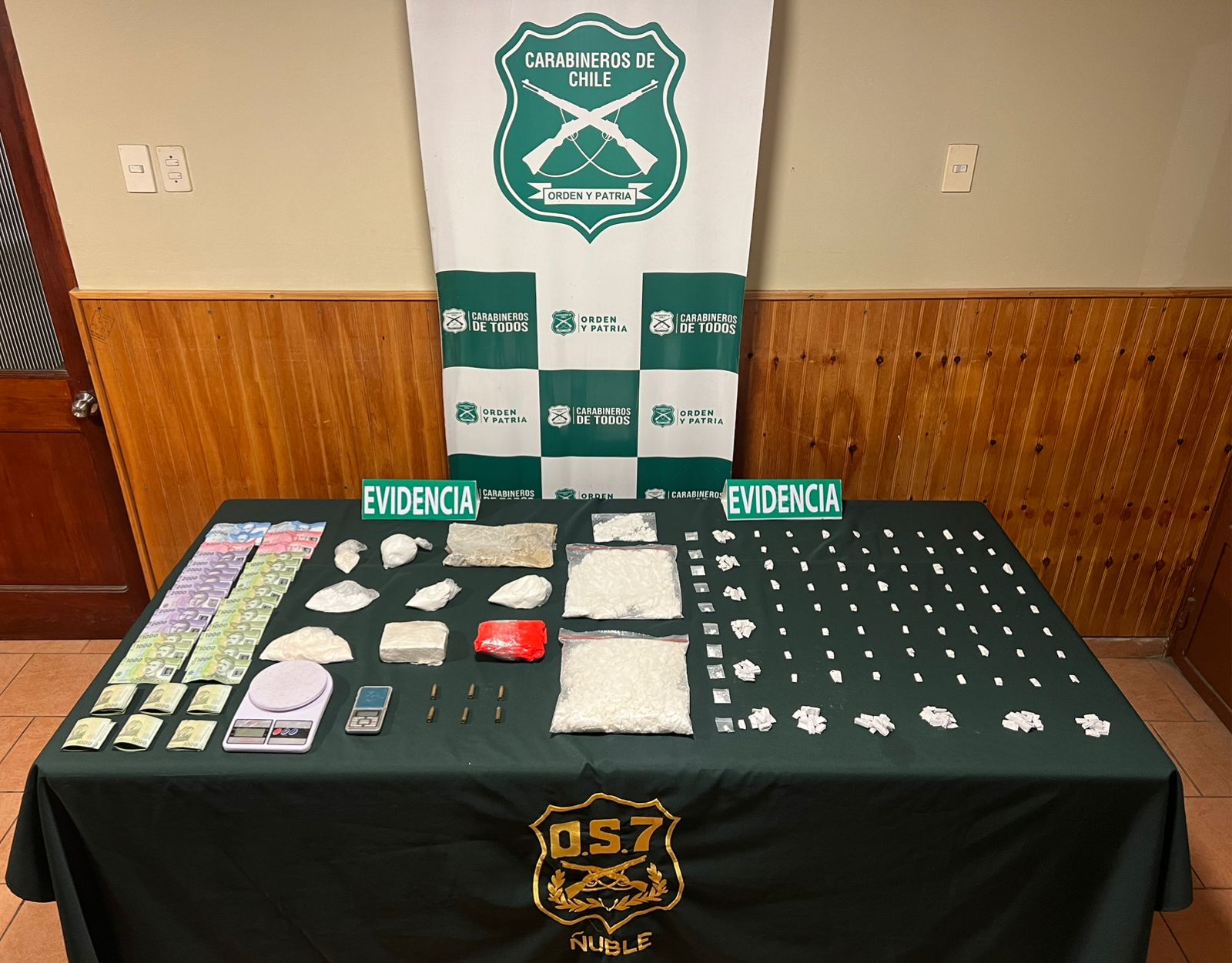 Exhibición de droga