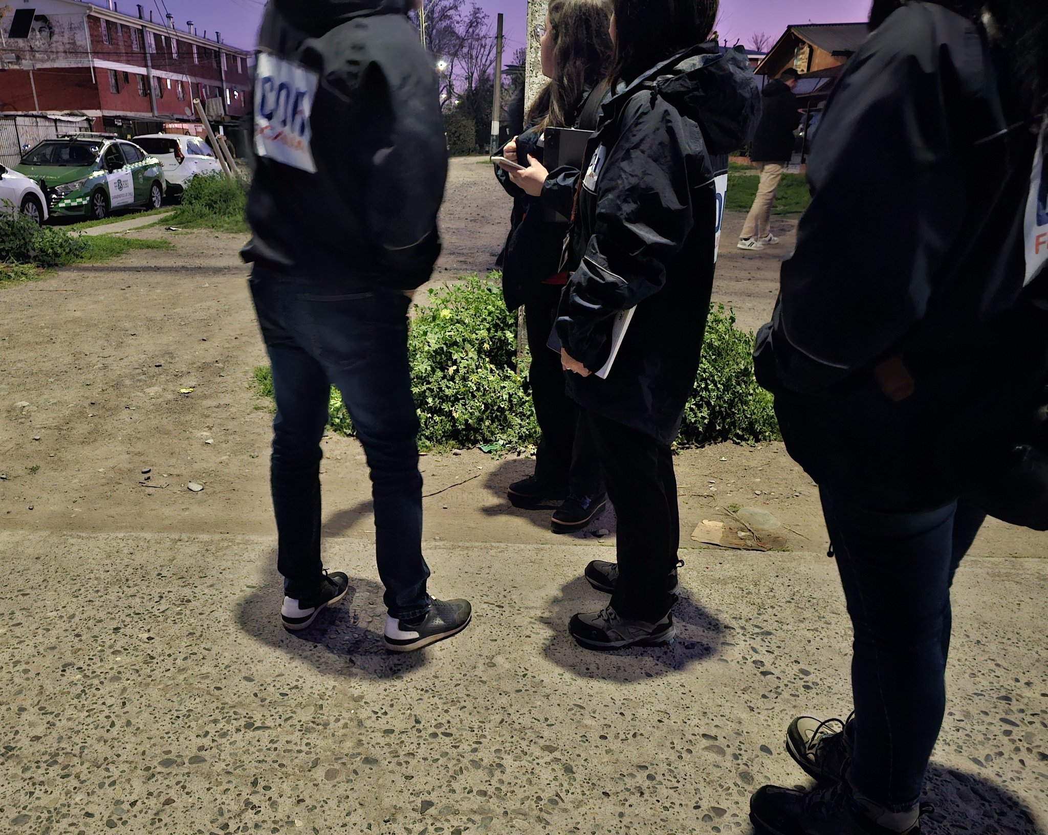 Imagen del sitio del suceso en Buin