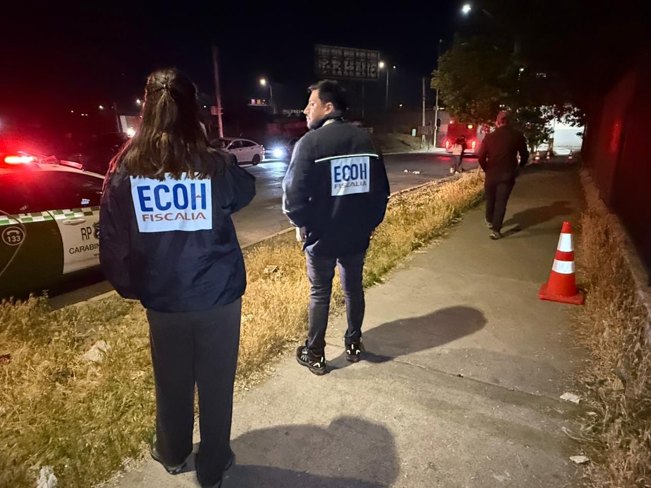 Imagen del sitio del suceso en san Bernardo