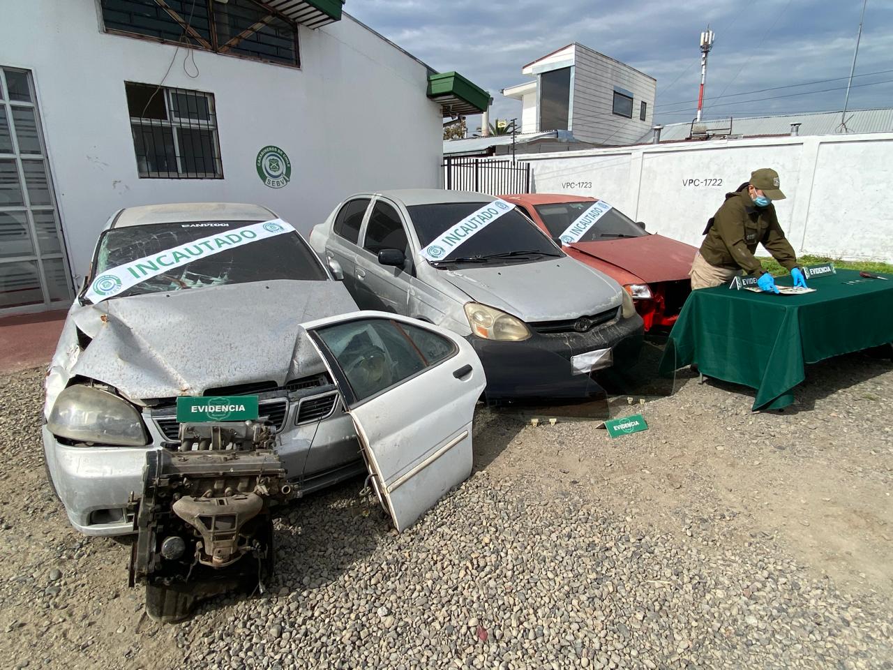 punto de prensa en Carabineros