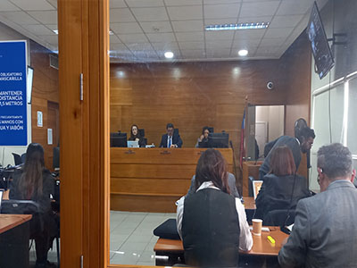 Juicio oral realizado ante el Tribunal Oral en lo Penal de Colina.