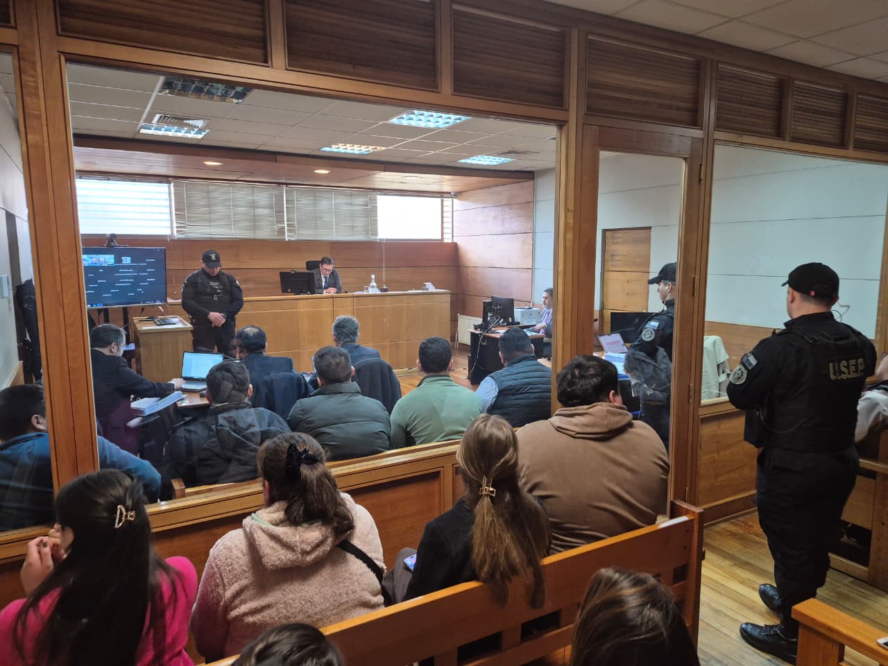 audiencia de formalización de carabineros