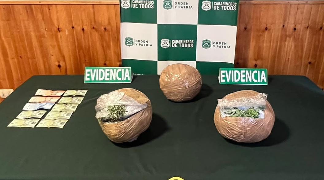 Incautación de droga en carretera