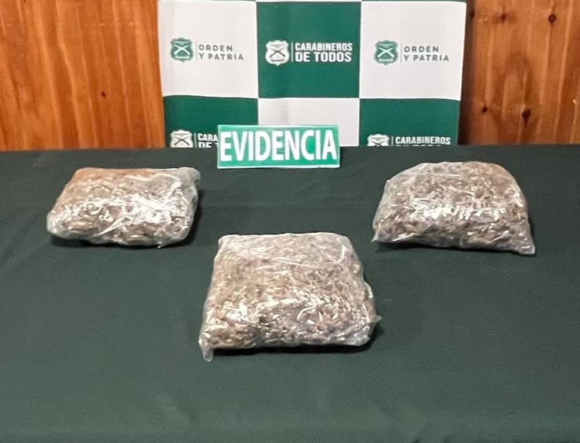 incautación de droga