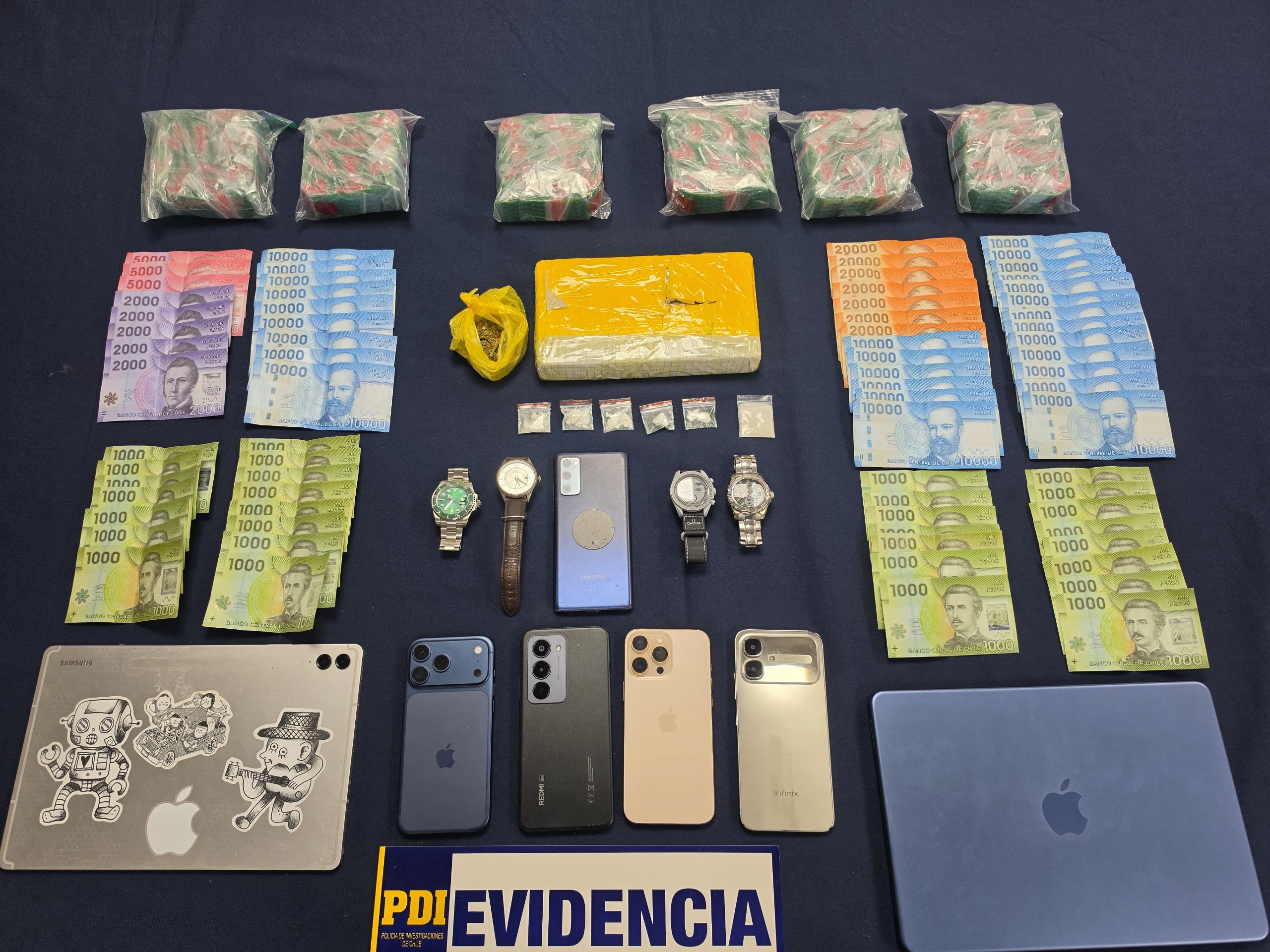 incautación de droga