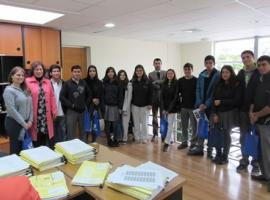 Los alumnos agradecieron la información recibida por parte de la Fiscalía en esta actividad.