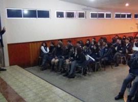 El fiscal Juan Pablo Torrejón dirigió la charla.