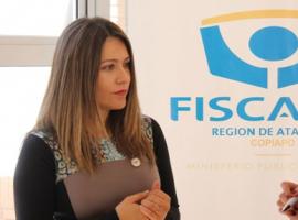 La fiscal María Alejandra Espinoza fue la encargada de formalizar la causa en el Juzgado de Garabtía de Copiapó. 