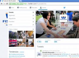 Cuenta @fiscaliadechile en Twitter suma más de 30 mil seguidores