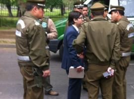 Fiscal Hugo Saldías instruyó las primeras diligencias en el lugar.