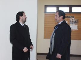 El Fiscal de Osorno, Matías Montero, junto al Fiscal Regional Marcos Emilfork Konow.