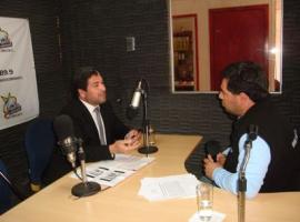 El fiscal de Chañaral, Alvaro Pérez, concurrió a los estudios de Radio Cobremar para entregar antecedentes de esta campaña.