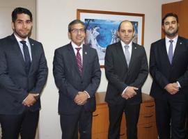 Fiscal Luis Miranda; Fiscal Regional, Héctor Mella Farías; y Fiscales Marcelo Torres y Nicolás Zolezzi.