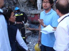 El fiscal Nelson Vigueras, a cargo de la investigación del caso, en la imagen tras los sucesos del 27 de febrero de 2010.