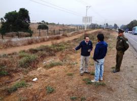La Fiscalía revisó en terreno detalles del accidente