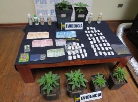 Decomiso realizado en el domicilio del imputado.