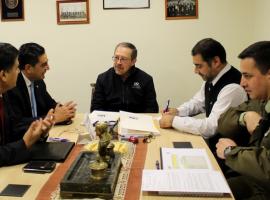 La reunión se efectuó esta mañana en la Fiscalía Regional.