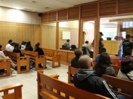 La audiencia de deliberación se desarrolló en la primera sala del tribunal oral.
