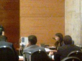 Una de las audiencias judiciales de la investigación.