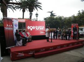 La Fiscal Regional Solange Huerta durante el acto de firma de convenio con la Municipalidad de Talagante.